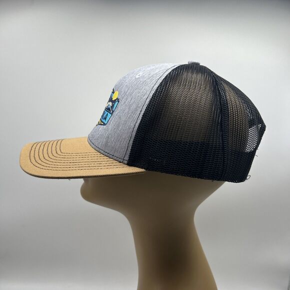 Lone Rock Hat Cap Adjustable Snap Back Trucker Mesh Alaska Embroidered - Picture 2 of 6